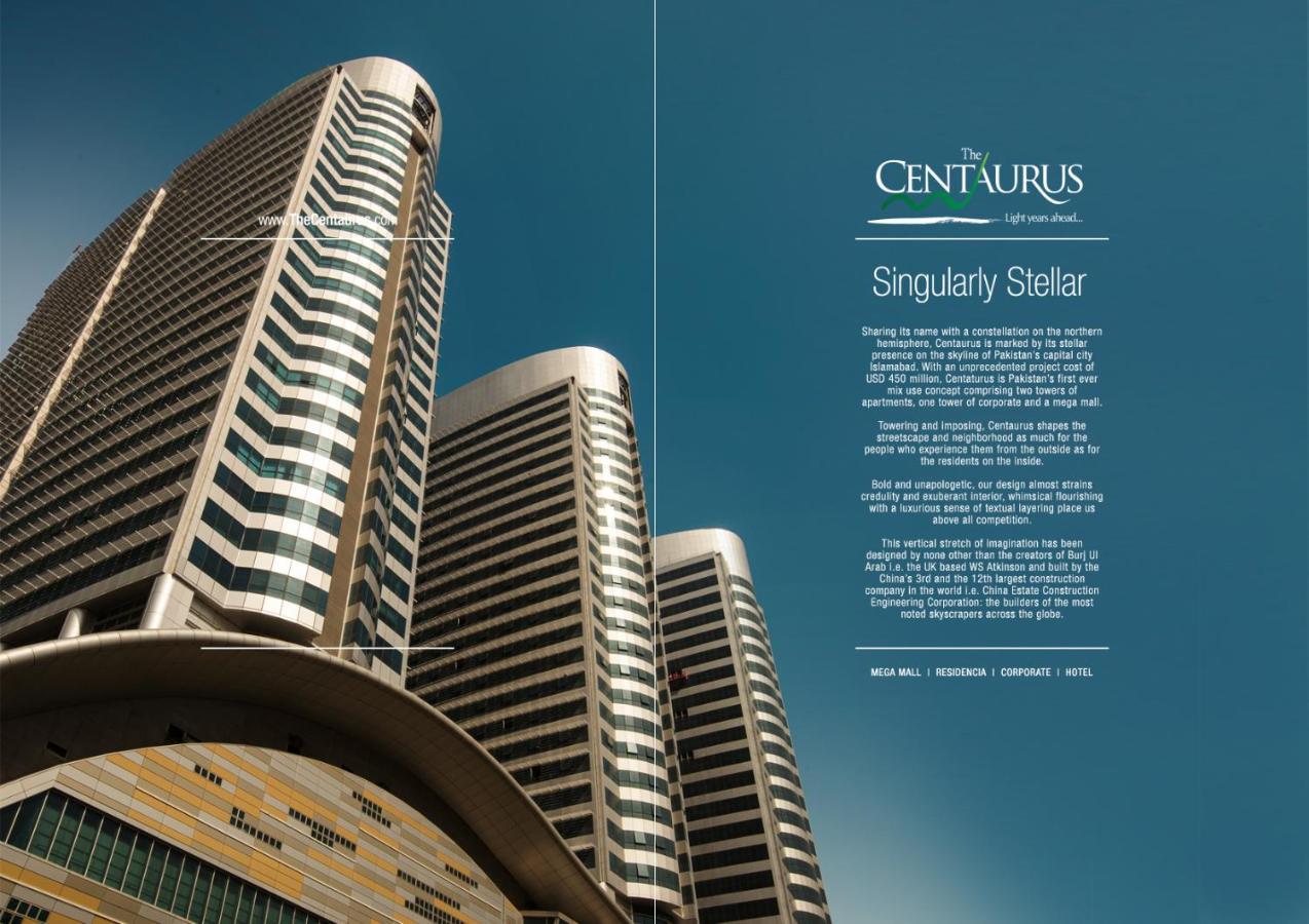 Centaurus Hotel Suites Islamabad Exteriör bild